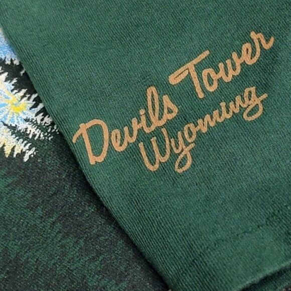Vintage Habitat 1991 Devils Tower Wyoming Signal Sports Single Stitch LG T Shirt - Picture 5 of 13